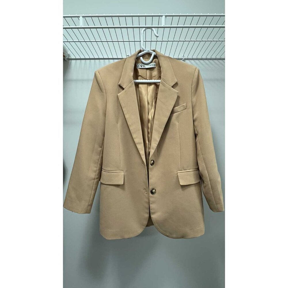 Zara Blazer in Tan/Camel (Small)